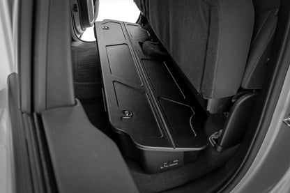 Rough Country | Under Seat Storage with Locking Lid | Double Cab | Chevy/GMC 1500/2500HD/3500HD (19-26) | RC0994