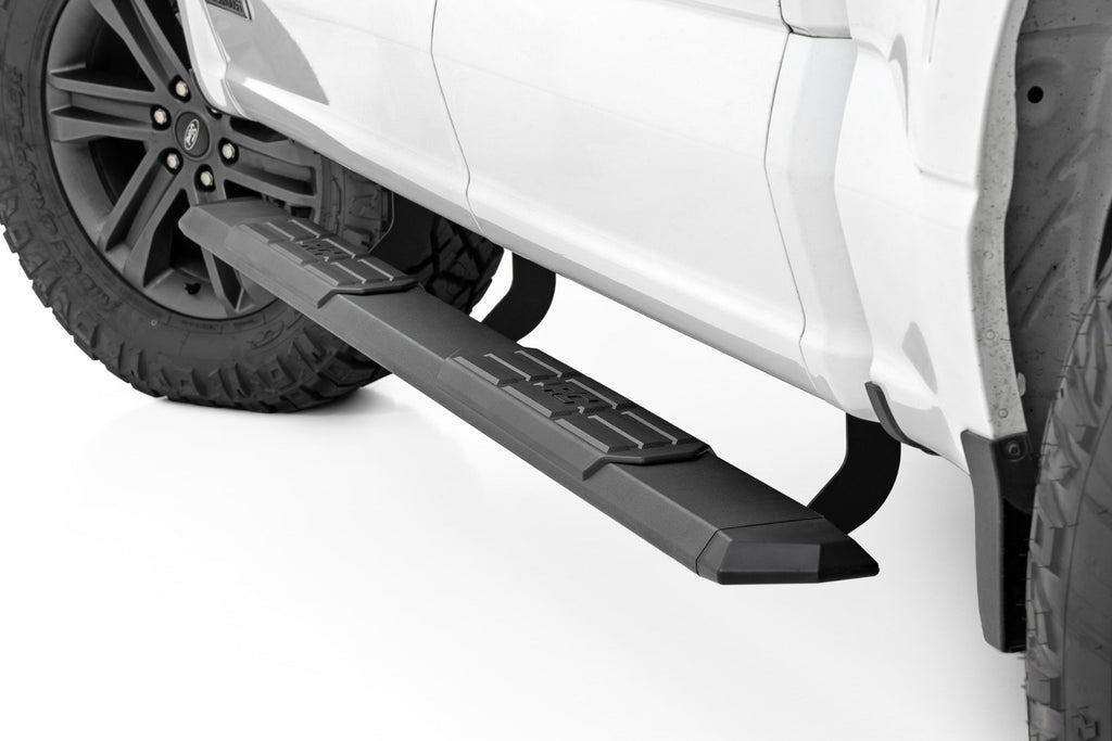 Rough Country | TR2 Running Boards | Ford F-150/Lightning/F-250/F-350/Raptor  (2015-2026) | 45000