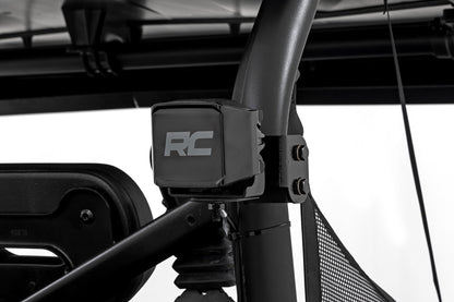 Rough Country | LED Light Kit | Rear Mount | 2" Black Pair | Amber DRL | Segway 570 F | 93214