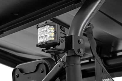 Rough Country | LED Light Kit | Rear Mount | 2" Black Pair | White DRL | Segway 570 F | 93213