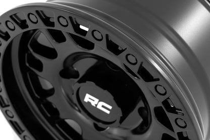 Rough Country | Rough Country 82 Series Wheel | UTV | Semi Gloss Black | 15x7 | 4x137 | +10mm | 82150733