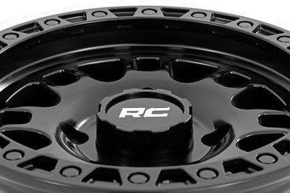 Rough Country | Rough Country 82 Series Wheel | UTV | Semi Gloss Black | 15x7 | 5x4.5 | +10mm | 82150737