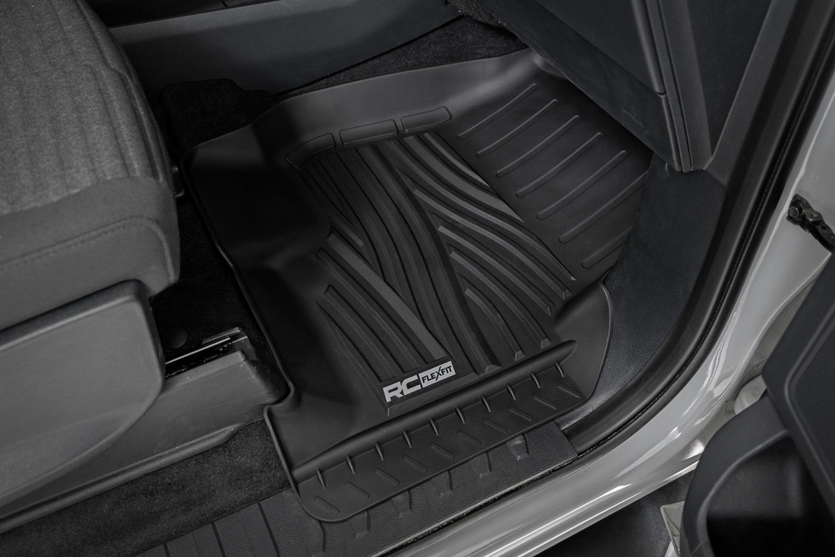Flex-Fit Floor Mats | FR & RR | Ford F-150 (15-25)/F-150 Lightning (22-25)/Raptor (17-25)  | FF-51512