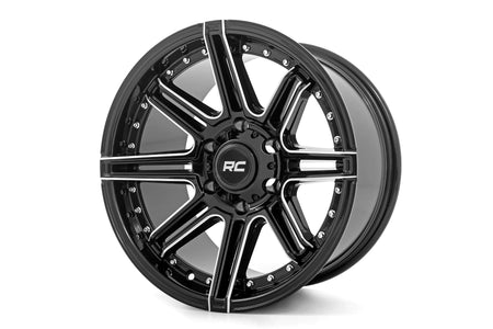 Rough Country 88 Series Wheel | One-Piece | Gloss Black | 17x9 | 6x5.5 | +0mm | 88170012
