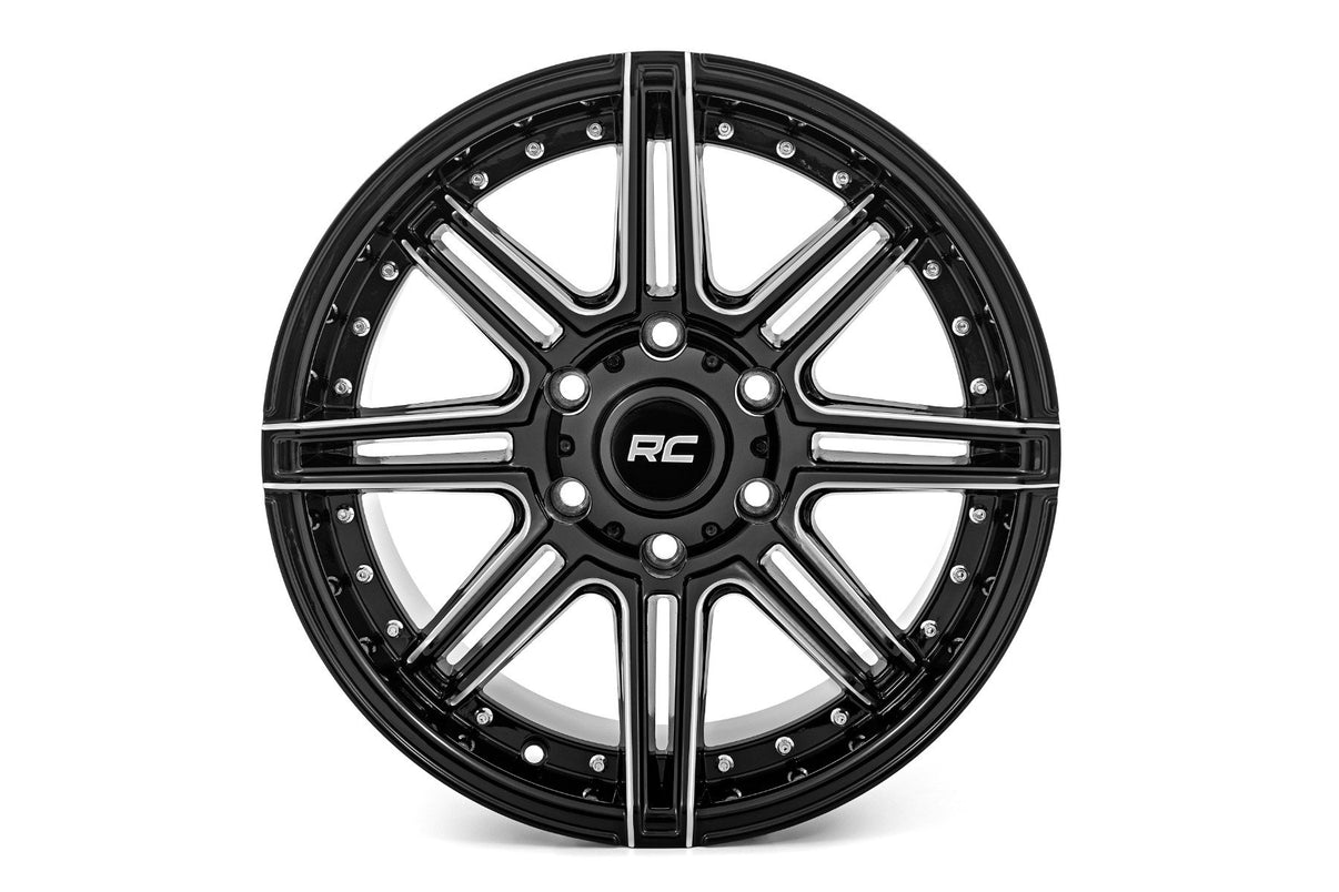 Rough Country 88 Series Wheel | One-Piece | Gloss Black | 17x9 | 6x5.5 | +0mm | 88170012