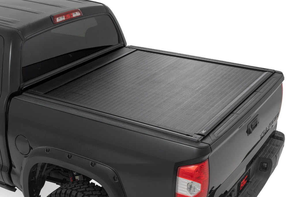 Rough Country | Powered Retractable Bed Cover | 5'7" Bed | Toyota Tundra (07-21) | 51419550