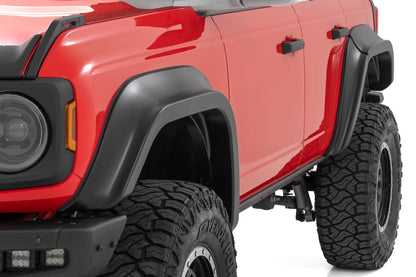 Rough Country | Fender Flares | T9 Marsh Gray | Ford Bronco 4WD (2021-2026) | O-F12124-T9