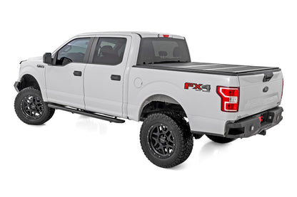 Rough Country | Multi-Color LED Running Boards | Crew Cab | Ford F-150/Lightning/F-250/F-350/Raptor (15-26) | 55005