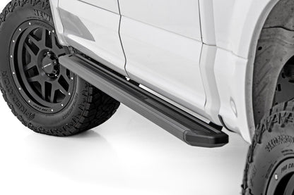 Rough Country | Multi-Color LED Running Boards | Crew Cab | Ford F-150/Lightning/F-250/F-350/Raptor (15-26) | 55005