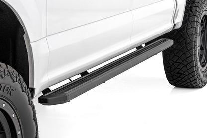 Rough Country | Multi-Color LED Running Boards | Crew Cab | Ford F-150/Lightning/F-250/F-350/Raptor (15-26) | 55005