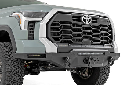 Rough Country | Hybrid Front Bumper | 12000S | Blk LED | Toyota Tundra 2WD/4WD (2022-2026) | 72007