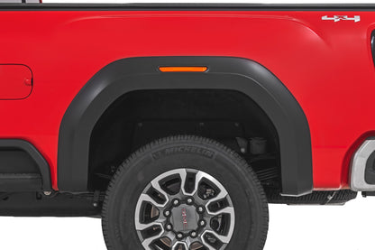 Rough Country | Sport Fender Flares | 5IS Silver Ice | GMC Sierra 2500 HD/Sierra 3500 HD (20-26) | S-G11912-5IS
