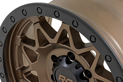 Rough Country 78 Series Wheel | Simulated Beadlock | Bronze/Black | 18x9 | 8x170 | 0mm | 78180911