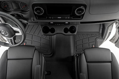 Rough Country | Sure-Fit Floor Mats | Front | Mercedes-Benz Sprinter 3500/Sprinter 3500XD (19-26) | SM91901