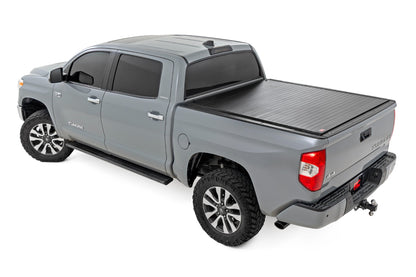Rough Country | Hard Roll Up Bed Cover | 5'7" Bed | Toyota Tundra 2WD/4WD (2007-2021) | 50514550