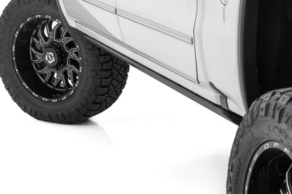 Rough Country | Power Running Boards | HT-Series | Crew Cab | Chevy/GMC 1500/2500HD/3500HD 2WD/4WD | ESR51518