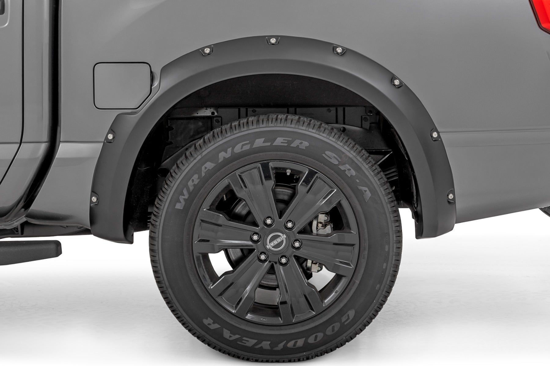 Pocket Fender Flares | KAD Gun Metal | Nissan Titan 2WD/4WD (2017-2024) | F-N101705A-KAD