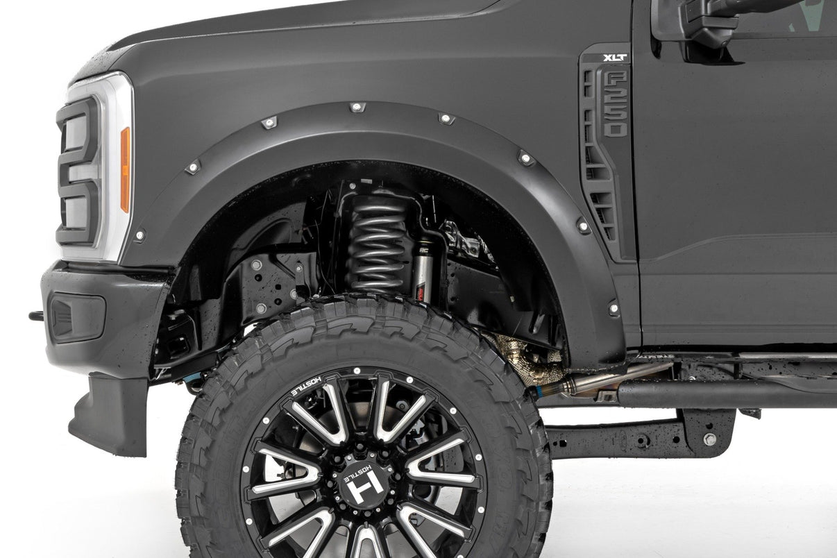 Pocket Fender Flares | PQ Race Red | Ford F-250/F-350 Super Duty (23-25) | F-F20231-PQ