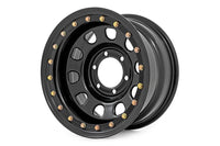 Steel Simulated Bead Lock Wheel | Black | 16x8 | 6x5.5 | 4.25 Bore | -12 | RC51-6883SL