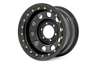 Steel Simulated Bead Lock Wheel | Black | 17x9 | 6x5.5 | 4.25 Bore | -12 | RC51-7655SL