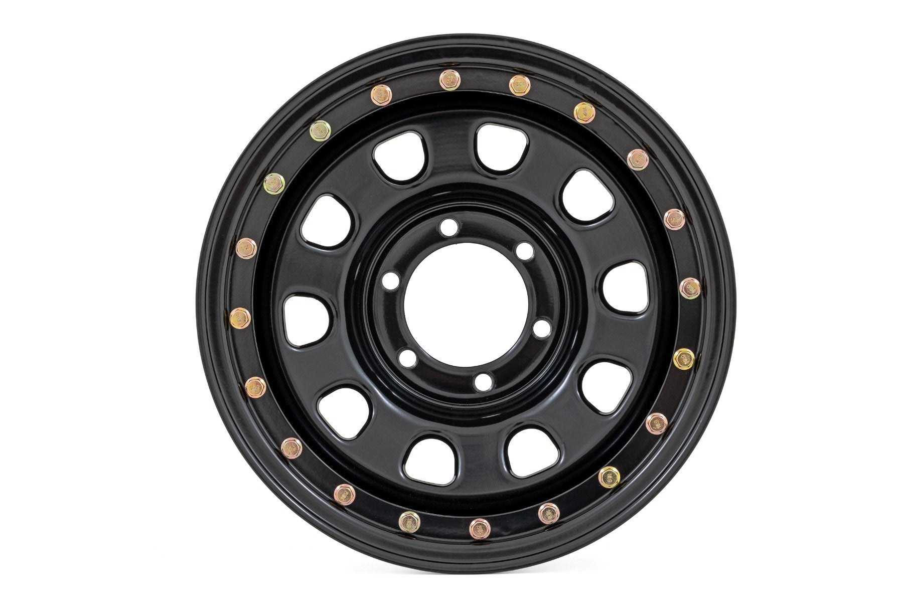 Steel Simulated Bead Lock Wheel | Black | 17x9 | 5x5 | 3.30 Bore | -12 | RC51-7873SL