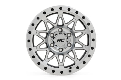 Rough Country | Rough Country 78 Series Wheel | Simulated Beadlock | Full Machine | 17x8.5 | 6x5.5 | +0mm | 78170912C