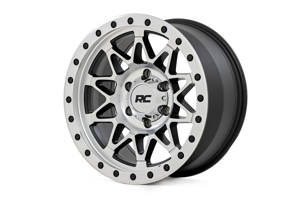 Rough Country | Rough Country 78 Series Wheel | Simulated Beadlock | Full Machine | 18x9 | 6x5.5 | -12mm | 78181212C