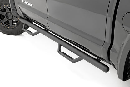 Rough Country | Nerf Steps | Cab Length | CrewMax | 5'7" Bed | Toyota Tundra 2WD/4WD (07-21) | RCT0786CCB