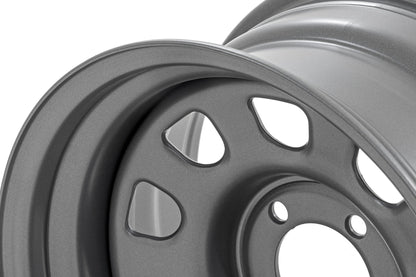 Steel Wheel | Gray | 15x10 | 5x4.5 | 3.30 Bore | -39 | RC51-5165G