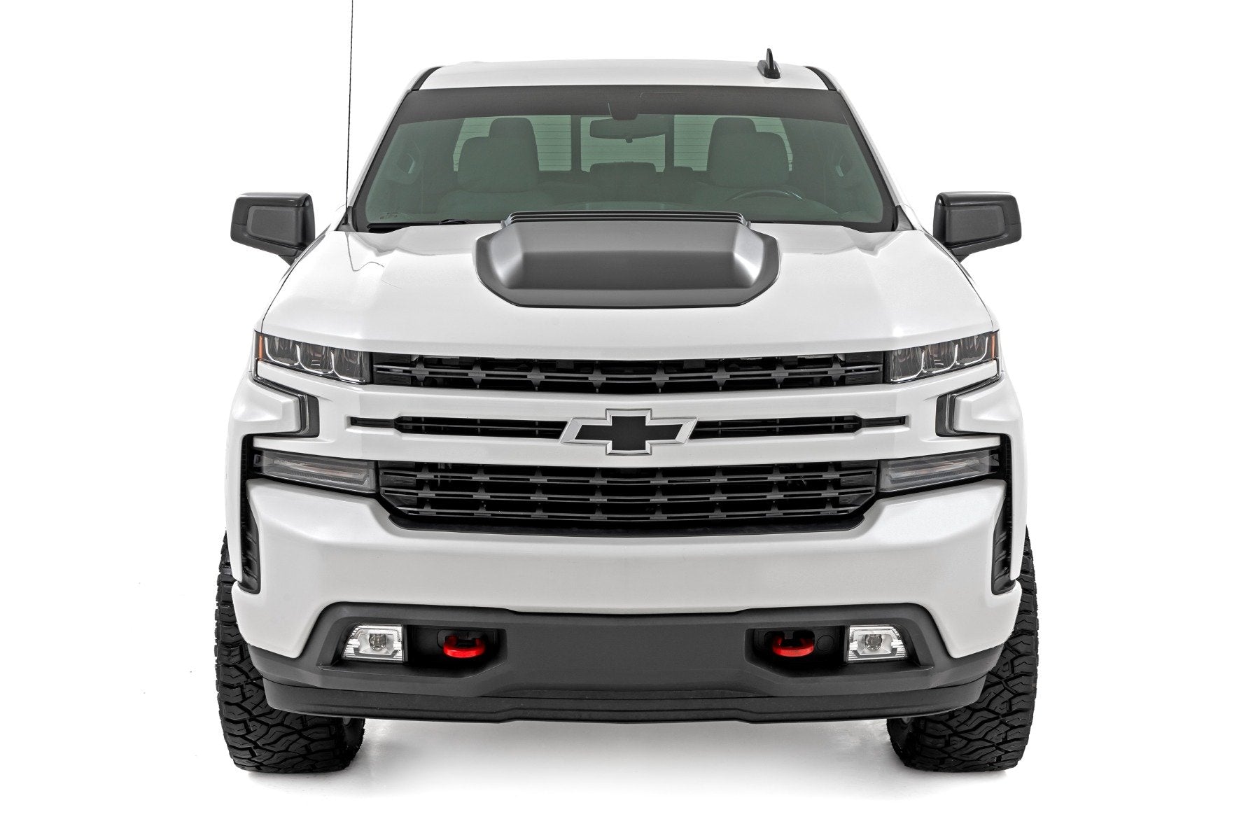 Hood Scoop | GLT Glacier Blue | Chevy Silverado 1500 2WD/4WD (2019-2025 & Classic) | HS10010-GLT