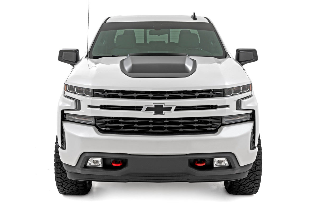 Hood Scoop | GBA Black | Chevy Silverado 1500 2WD/4WD (2019-2025 & Classic) | HS10010-GBA