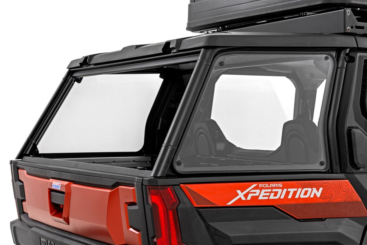 Bed Side Rear Windows | Scratch Resistant | Polaris Xpedition ADV-5 | 93196