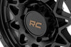 Rough Country 78 Series Wheel | Simulated Beadlock | Black | 18x9 | 8x170 | -12mm | 78181211B