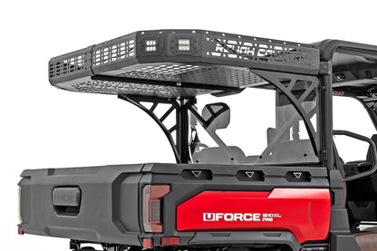Rough Country | Cargo Rack | Dual 2" Black LED Pairs | Flush Mount | CFMOTO U10 1000 PRO | 96133