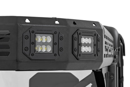 Rough Country | Cargo Rack | Dual 2" Black LED Pairs | Flush Mount | CFMOTO U10 1000 PRO | 96133
