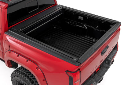 Rough Country | Powered Retractable Bed Cover | 5' Bed | Toyota Tacoma 2WD/4WD (2024-2026) | 51515551