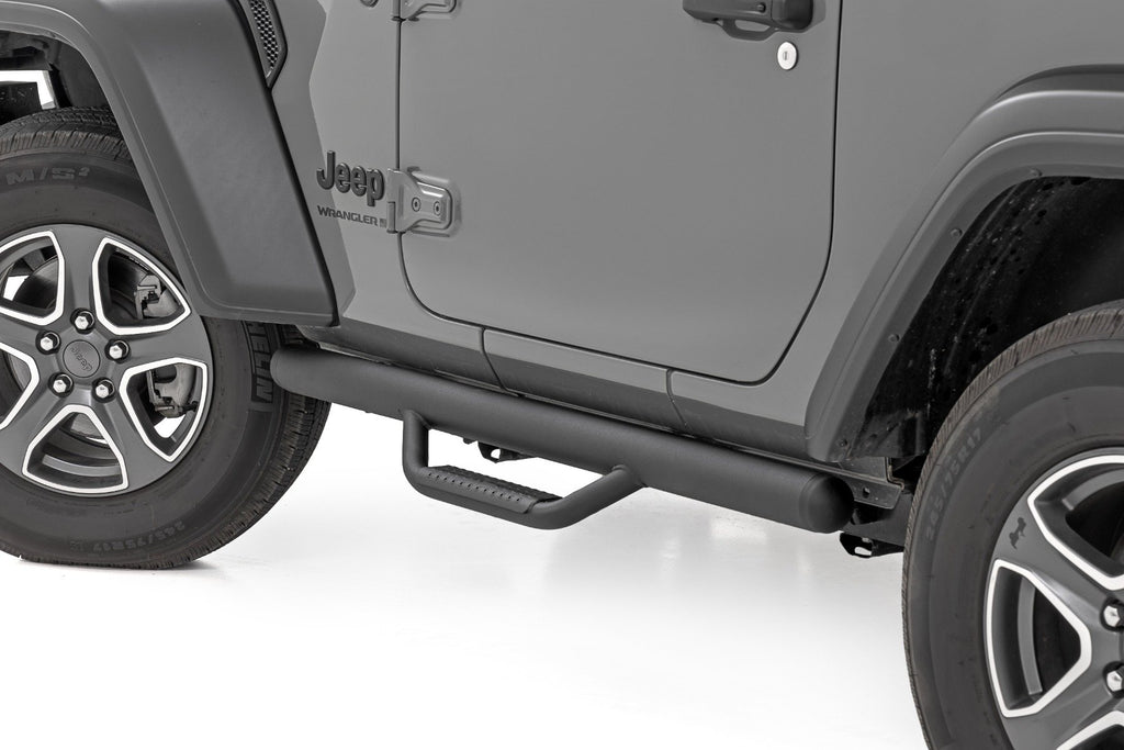 Nerf Steps | Full Length | 2 Door | Jeep Wrangler JL 4WD (2018-2025) | RCJ1846B