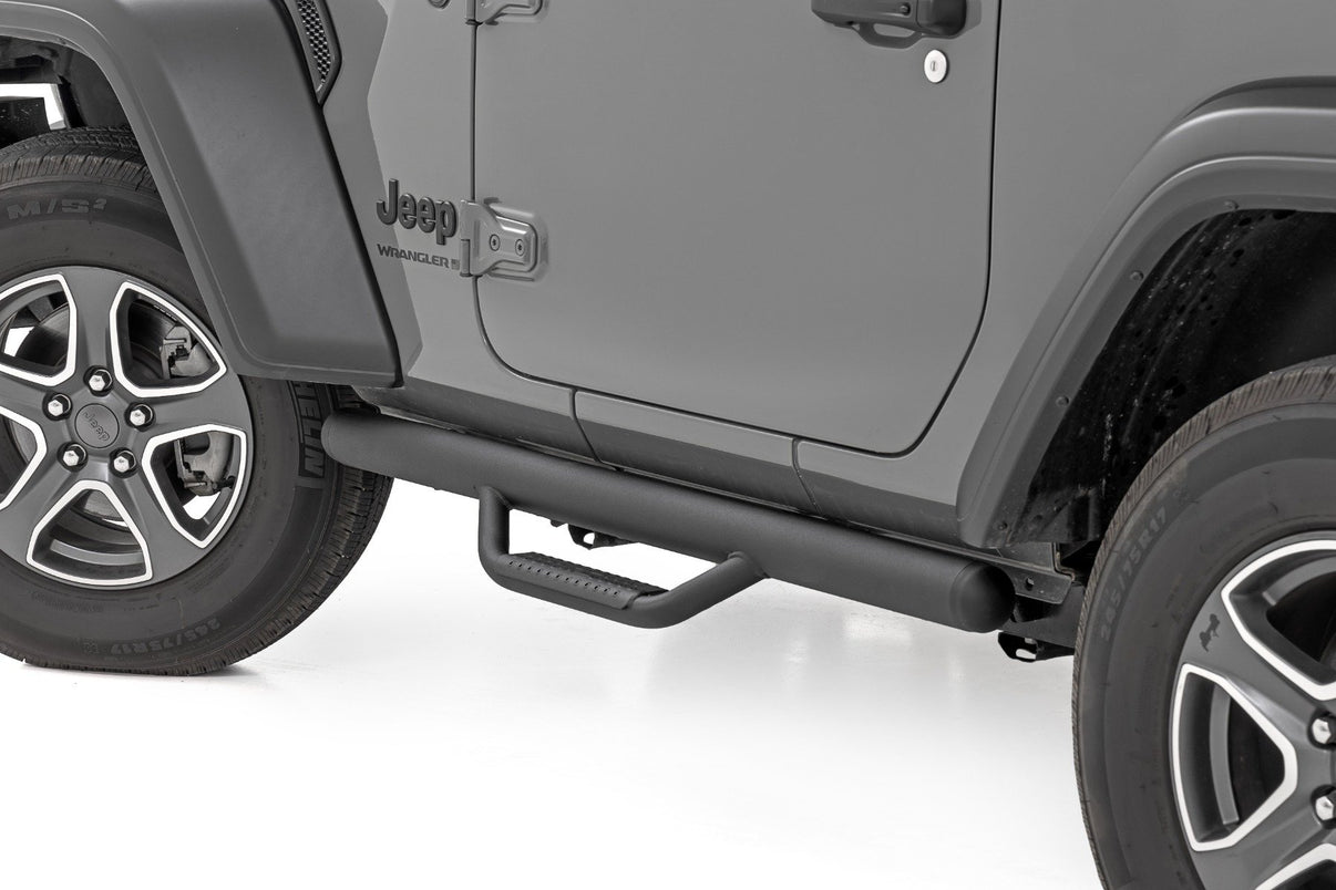 Nerf Steps | Full Length | 2 Door | Jeep Wrangler JL 4WD (2018-2025) | RCJ1846B