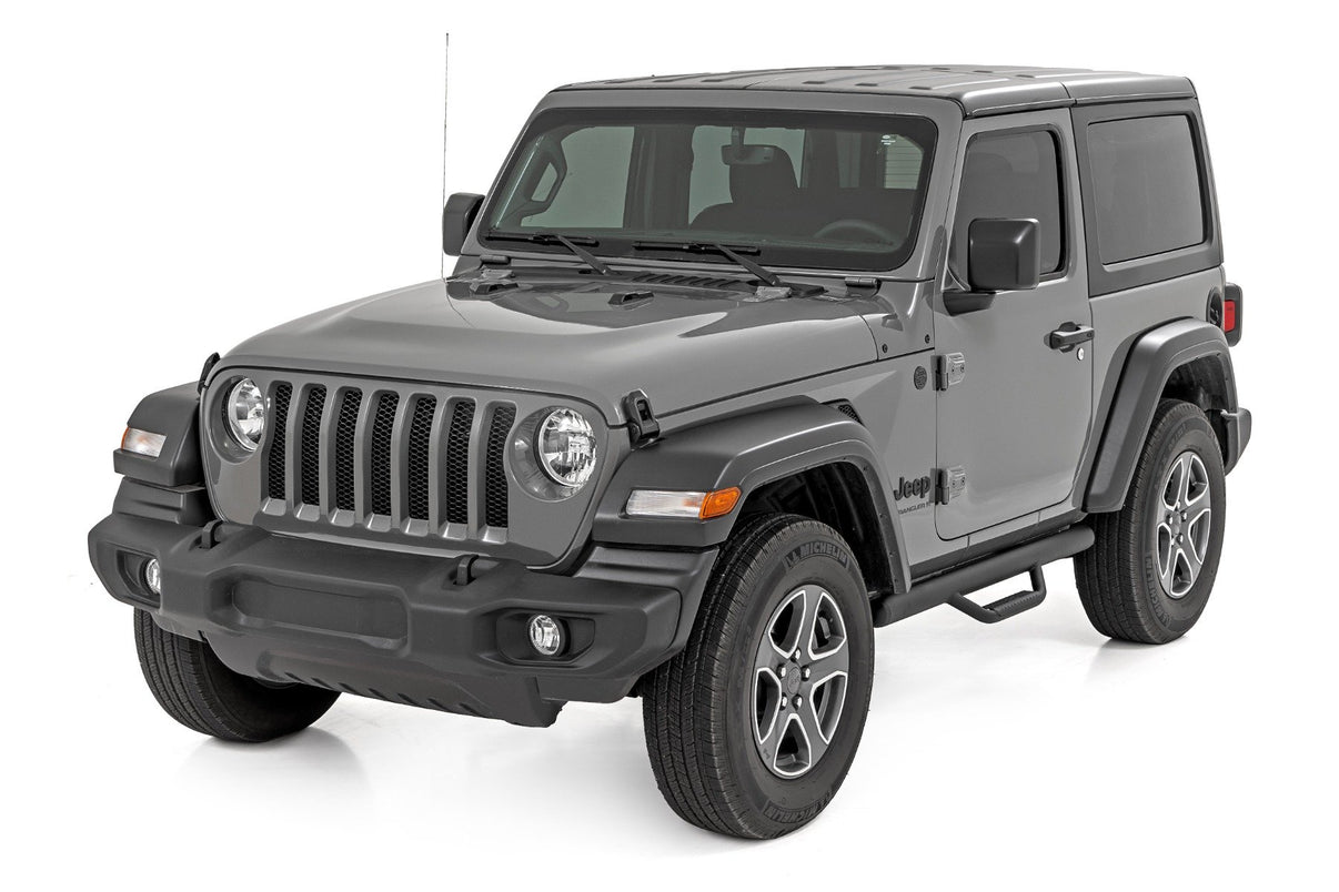 Nerf Steps | Full Length | 2 Door | Jeep Wrangler JL 4WD (2018-2025) | RCJ1846B