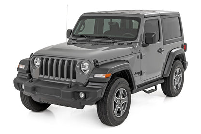 Nerf Steps | Full Length | 2 Door | Jeep Wrangler JL 4WD (2018-2025) | RCJ1846B