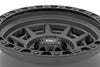Rough Country 85 Series Wheel | Simulated Beadlock | Gunmetal Gray/Black | 17x9 | 6x5.5 | -12mm | 85170912A
