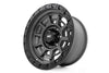 Rough Country 85 Series Wheel | Simulated Beadlock | Gunmetal Gray/Black | 17x9 | 6x5.5 | -18mm | 85171812A