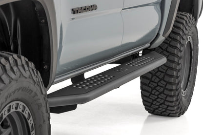 Rough Country | OV2 Running Boards | Side Step Bars | Crew Cab | Toyota Tacoma 2WD/4WD (16-23) | 14012
