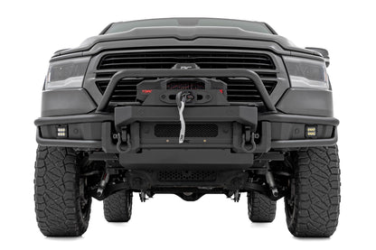 Rough Country | Front Bumper | Tubular | Winch Mount | Ram 1500 2WD/4WD (2019-2024) | 51214W