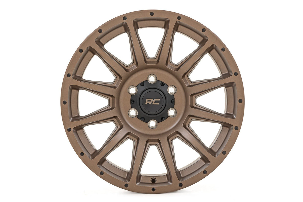 Rough Country 90 Series Wheel | One-Piece | Bronze | 20x9 | 6x5.5 | 0mm | 90200912
