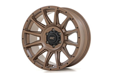 Rough Country 90 Series Wheel | One-Piece | Bronze | 18x9 | 5x5 | -12mm | 90181213