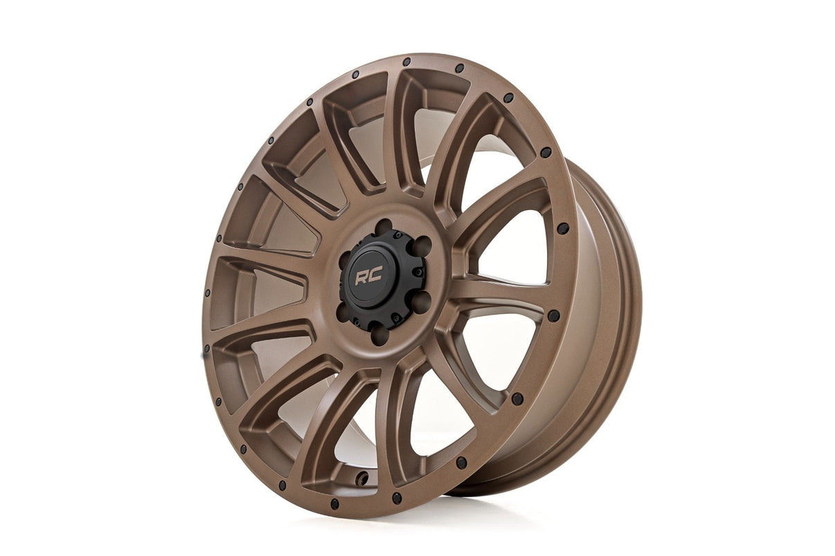 Rough Country 90 Series Wheel | One-Piece | Bronze | 20x9 | 8x6.5 | 0mm | 90200910