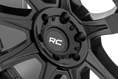 Rough Country | Rough Country 81 Series Wheel | One-Piece | Semi Gloss Black | 20x9 | 6x135 | -12mm | 81201217A