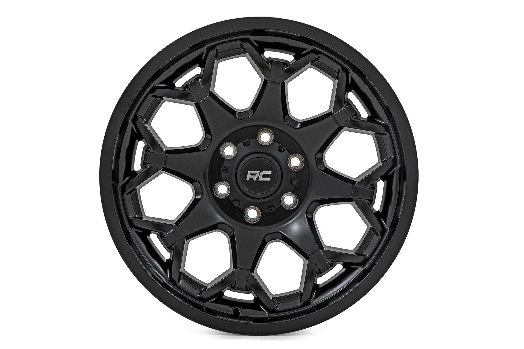 Rough Country 80 Series Wheel | One-Piece | Semi Gloss Black | 20x9 | 6x5.5 | 0mm | 80200912A