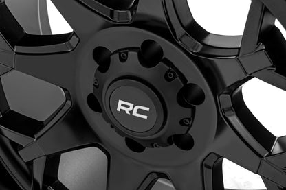 Rough Country | Rough Country 80 Series Wheel | One-Piece | Semi Gloss Black | 20x10 | 6x135 | -19mm | 80201817A